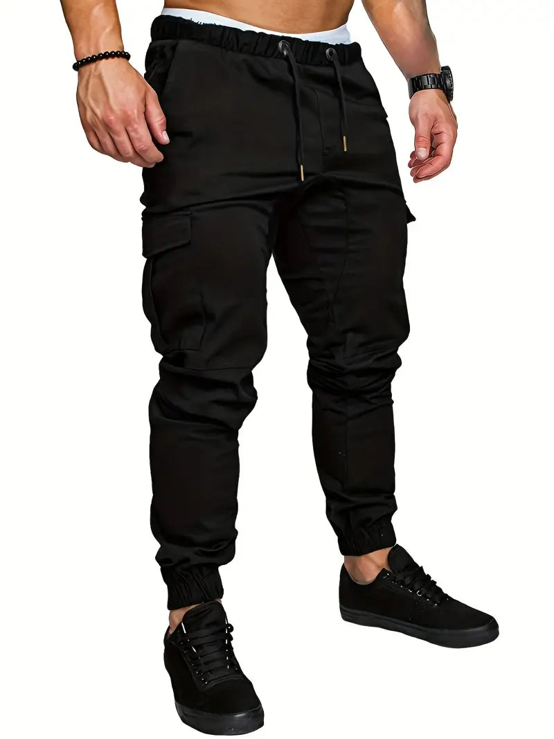 Slim-Fit-Cargohose aus Baumwollmischung für Herren