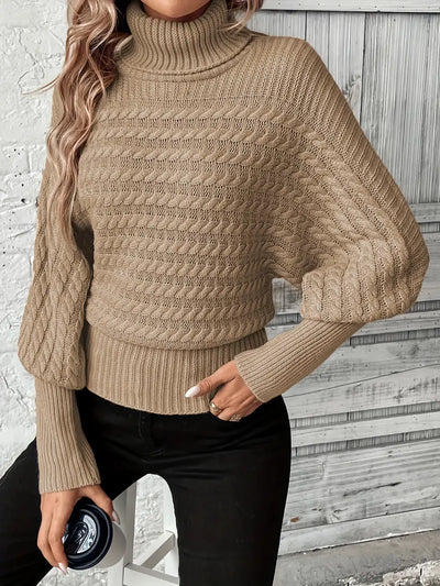 Stilvoller Rollkragenpullover im orientalischen Stil