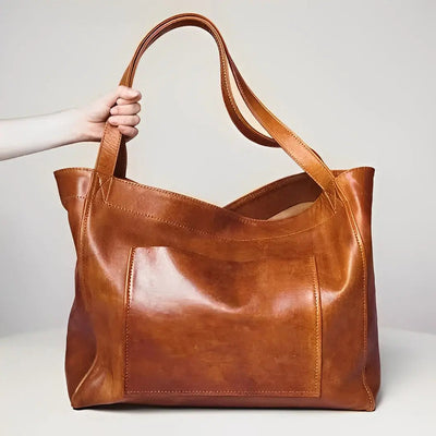 RetroCraft - Vintage Leder Schultertasche