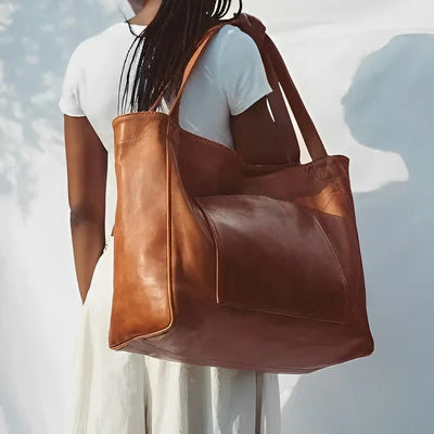 RetroCraft - Vintage Leder Schultertasche