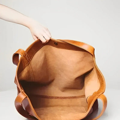 RetroCraft - Vintage Leder Schultertasche