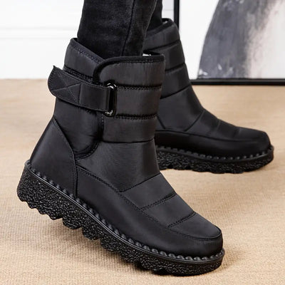 Modische Schneestiefel für Frauen - warm, rutschfest, wasserdicht