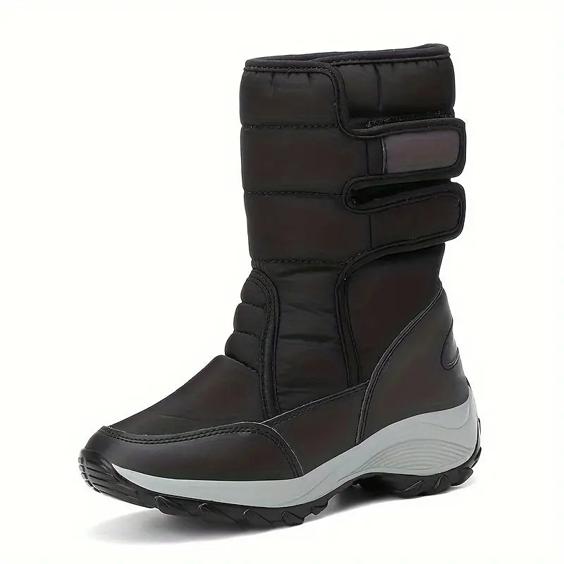 Schneestiefel Damen Mid-Tube Warm und Wolle verdickt