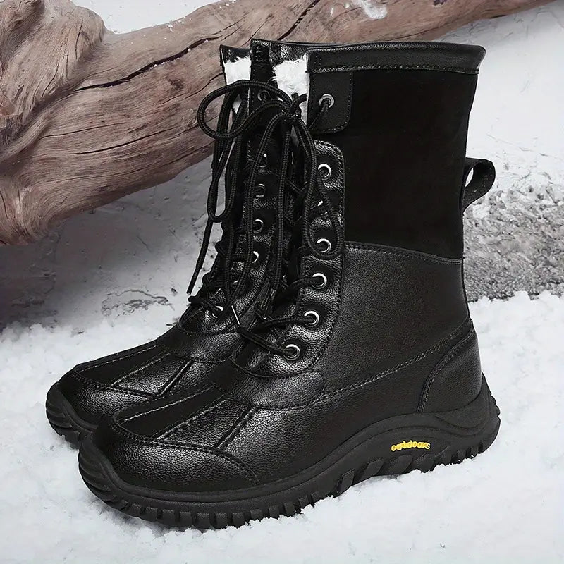 Damenmode Wasserdichte Schneestiefel, Casual Outdoor Verdickter