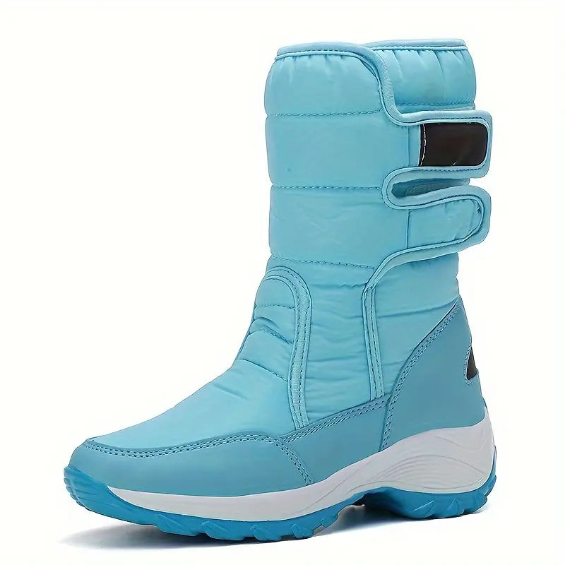 Schneestiefel Damen Mid-Tube Warm und Wolle verdickt