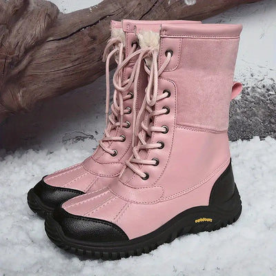 Damenmode Wasserdichte Schneestiefel, Casual Outdoor Verdickter