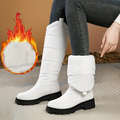 Modische Mid-Calf Winter-Schneestiefel für Frauen