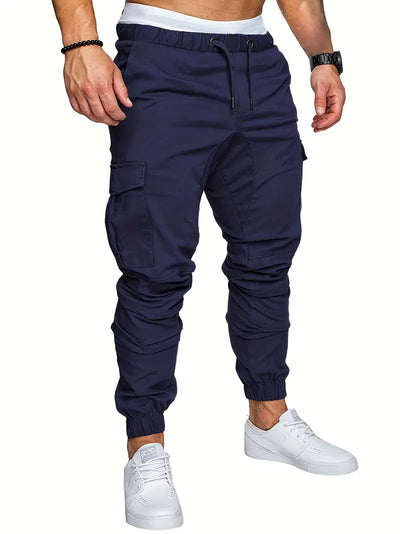 Slim-Fit-Cargohose aus Baumwollmischung für Herren