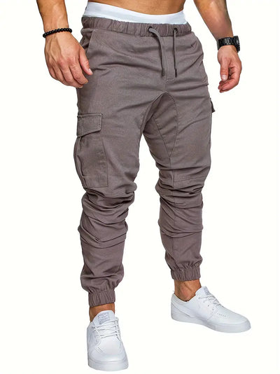 Slim-Fit-Cargohose aus Baumwollmischung für Herren