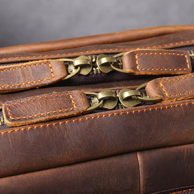 ClassicBrown – Eleganter Leder-Rucksack in braun für jedes Abenteuer