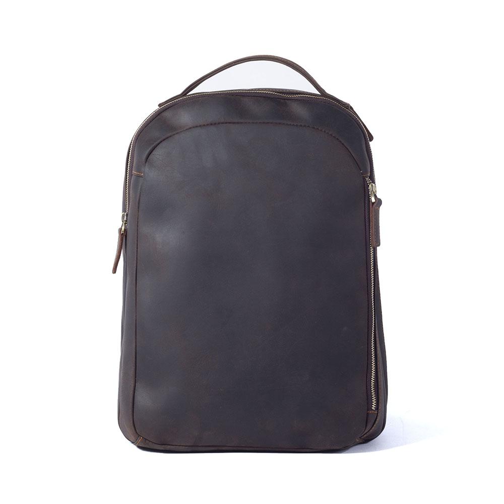 EarthTone – Natürlicher brauner Leder-Rucksack für den täglichen Gebrauch